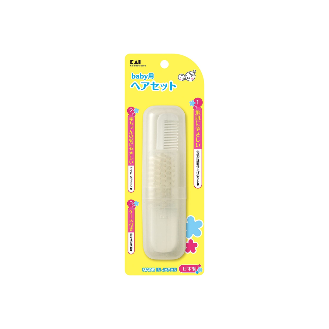 Baby Hair Comb & Brush Made in Japan