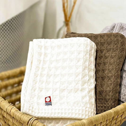 Imabari Bath Towel - Waffle Cube