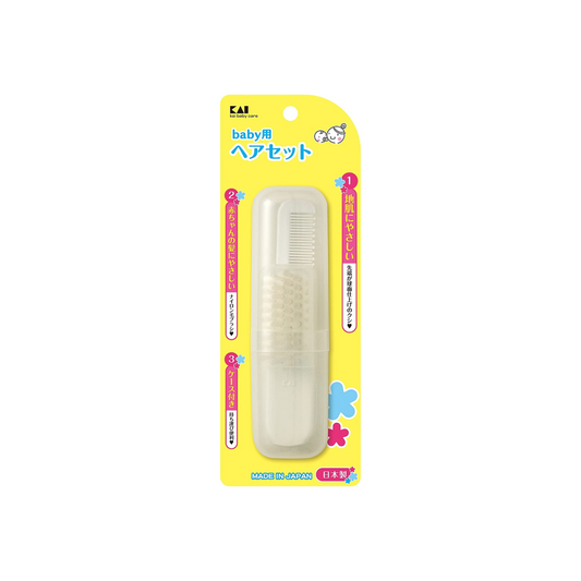 Baby Hair Comb & Brush Made in Japan